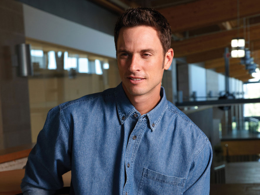 MSANFORD LS DENIM SHIRT Trimark Sportswear Group