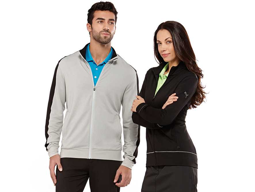 (M) PUMA Golf Track Jacket Trimark Sportswear Group
