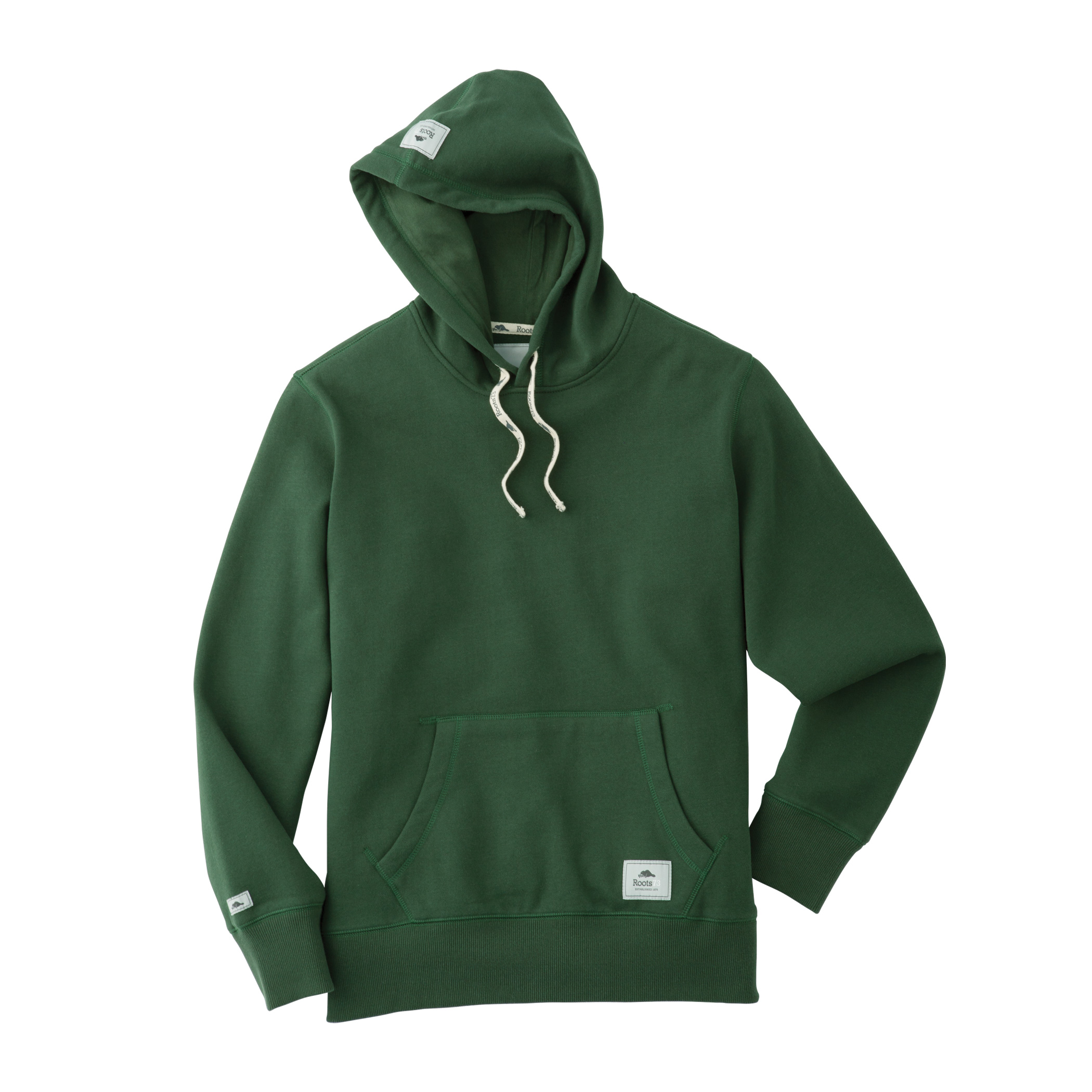 roots green hoodie