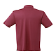 M-MORENO Short sleeve polo Maroon BackOFF