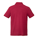 M-AMOS Eco SS Polo Vintage Red BackOFF