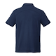 M-AMOS Eco SS Polo Vintage Navy BackOFF