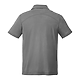 M-AMOS Eco SS Polo Steel Grey BackOFF