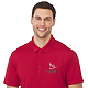 EVANS Eco Short Sleeve Polo - Team Red DetailONS