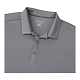 EVANS Eco Short Sleeve Polo - Steel Grey DetailCollar