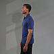 IZU EVERYTHING PERFORMANCE Eco Polo - Men's Vintage Navy LSideONGRAY