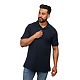 PALO Short Sleeve 100% Cotton Pique Polo - Men's Navy FROMS