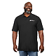 PALO Short Sleeve 100% Cotton Pique Polo - Men's Black FROMS