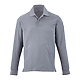 PALO Long Sleeve 100% Cotton Pique Polo - Men's Steel Grey