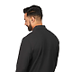 PALO Long Sleeve 100% Cotton Pique Polo - Men's Black BACKOMS