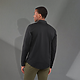 TATRA Eco Long Sleeve Knit Shirt - Men's Black BACKONLGRAY