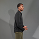 TATRA Eco Long Sleeve Knit Shirt - Men's Black RSONLGRAY