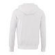 M-CYPRESS Fleece Zip Hoody White Back