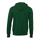 M-CYPRESS Fleece Zip Hoody Forest Green Back