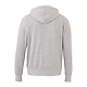 M-CYPRESS Fleece Zip Hoody Heather Grey Secondary BACK