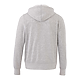 M-CYPRESS Fleece Zip Hoody Heather Grey Back