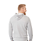 M-CYPRESS Fleece Zip Hoody Heather Grey OnBack