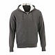 M-CYPRESS Fleece Zip Hoody Heather Dark Charcoal