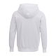 M-DAYTON Fleece Hoody White BackOFF