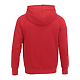 M-DAYTON Fleece Hoody Team Red BackOFF