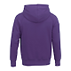 M-DAYTON Fleece Hoody Purple Back