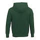 M-DAYTON Fleece Hoody Forest Green BackOFF