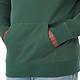 M-DAYTON Fleece Hoody Forest Green DetailCROP