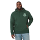 M-DAYTON Fleece Hoody Forest Green FrontONS