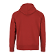 M-MAPLEGROVE Roots73 Flc Hoody Dark Red BackOFF