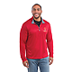 M-VEGA Tech Quarter Zip Team Red FROFF