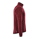 M-TREMBLANT Knit Jacket Maroon Heather RS