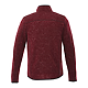 M-TREMBLANT Knit Jacket Maroon Heather Back