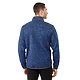 M-TREMBLANT Knit Jacket Metro Blue Heather BackONS