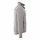 M-TREMBLANT Knit Jacket Light Heather Grey RS