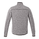 M-TREMBLANT Knit Jacket Light Heather Grey BackOFF