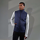 M-TELLURIDE Packable Ins Vest Vintage Navy FRONLGRAY