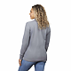 PALO Long Sleeve 100% Cotton Pique Polo - Women's Steel Grey BACKOMS