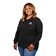 PALO Long Sleeve 100% Cotton Pique Polo - Women's Black FROMS