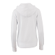 W-CYPRESS Fleece Zip Hoody White Back