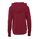 W-CYPRESS Fleece Zip Hoody Maroon Back