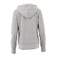 W-CYPRESS Fleece Zip Hoody Heather Grey Back