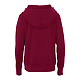 W-DAYTON Fleece Hoody Maroon Back