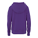 W-DAYTON Fleece Hoody Purple Back