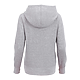 W-DAYTON Fleece Hoody Heather Grey Back