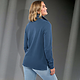 HUDSON Eco Knit Half Zip - Women's Denim BACKONM