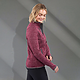 W-TREMBLANT Knit Jacket Maroon Heather RSONLGRAY