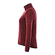 W-TREMBLANT Knit Jacket Maroon Heather LS