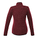 W-TREMBLANT Knit Jacket Maroon Heather Back