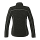 W-TREMBLANT Knit Jacket Black Smoke Heather Back