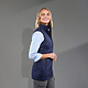 W-TELLURIDE Packable Ins Vest Vintage Navy RSONLGRAY